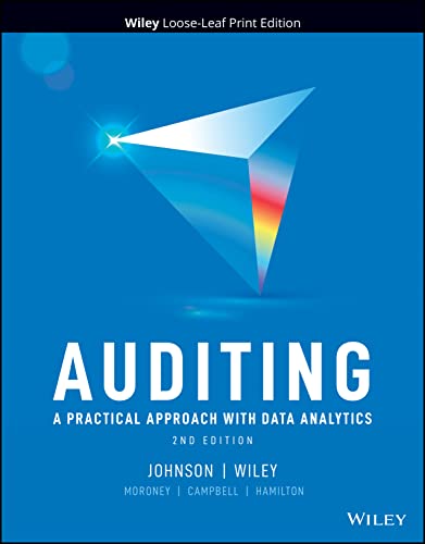 Auditing: A Practical Approach with Data Analytics (Wiley Loose-leaf Print)