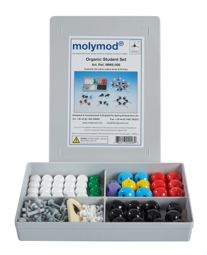 Molymod MMS-008 Organic Chemistry Molecular Model, Student Set (53 Atom Parts)
