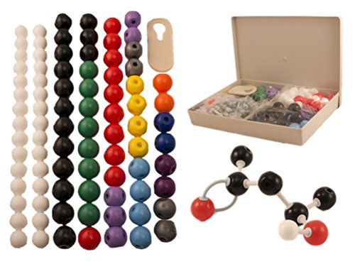 Molecular Model Kit for Organic & Inorganic Chemistry - 86 Atoms & 153 Bonds (239 Total Pieces) by University Chemistry Co.