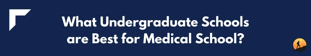 What Undergraduate Schools are Best for Medical School?