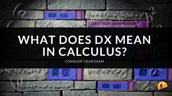 What Does dx Mean in Calculus?