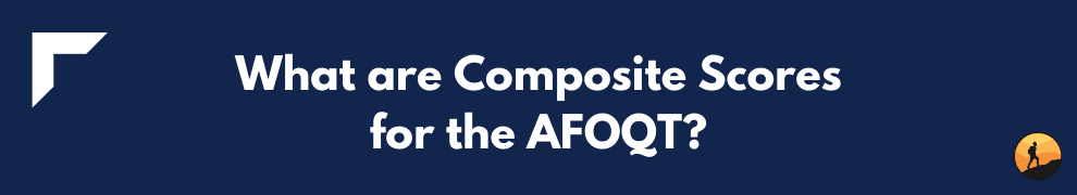What are Composite Scores for the AFOQT?