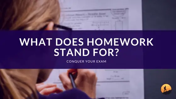 what does it homework stand for