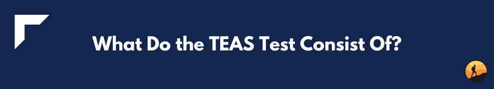 What Do the TEAS Test Consist Of?