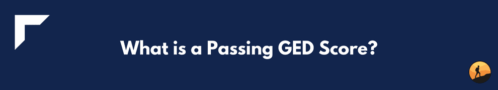 What is a Passing GED Score?
