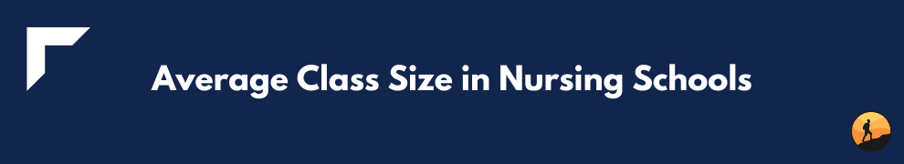 Average Class Size in Nursing Schools